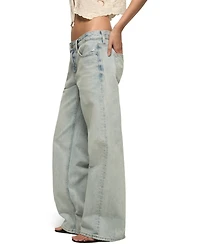 Lucky Brand Women's Baggy Wide Leg Jeans