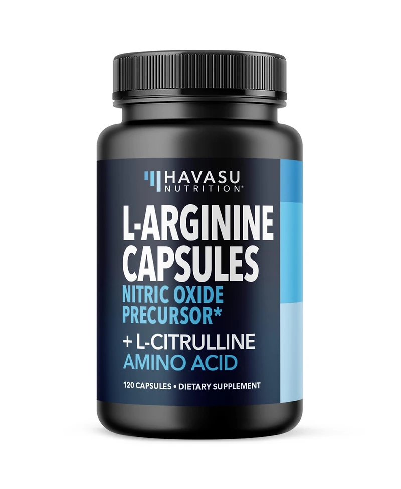L-Arginine Capsules for Men's Stamina, Endurance & Performance, Havasu Nutrition