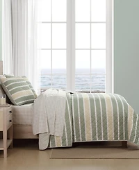 Nautica Varadero Stripe Cotton Reversible -Pc. Quilt Set