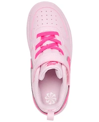 Nike Toddler Kids Court Borough Low Recraft Fastening Strap Casual Sneakers from Finish Line