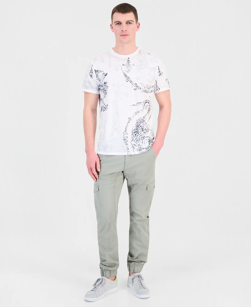 Guess Men's Southeast Burnout T-Shirt