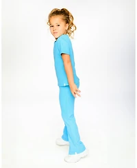 Deux par Toddler Girls Crinkle Jersey Leggings