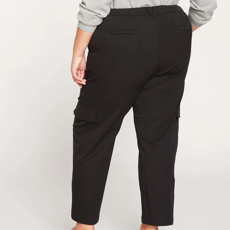 Universal Standard Plus Karlee Stretch Cotton Twill Cargo Pants