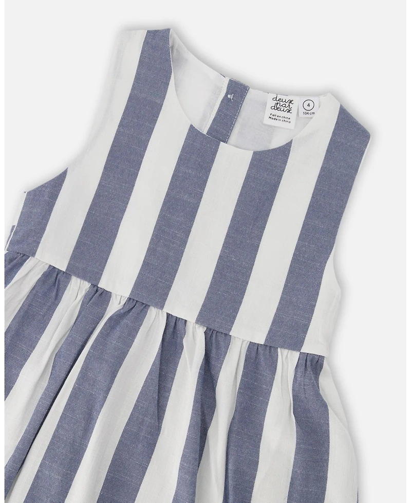 Deux par Girl Sleeveless Dress Stripes - Child