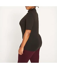 Universal Standard Plus Modern Mock Neck Tee