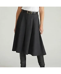 Universal Standard Plus Aleya Pleated Ponte Skirt