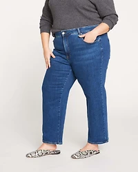 Universal Standard Women's High Rise Straight Leg Jeans 28 Inch