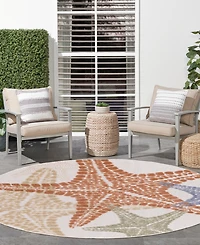 Nourison Home Aloha ALH28 7'10"x7'10" Round Area Rug