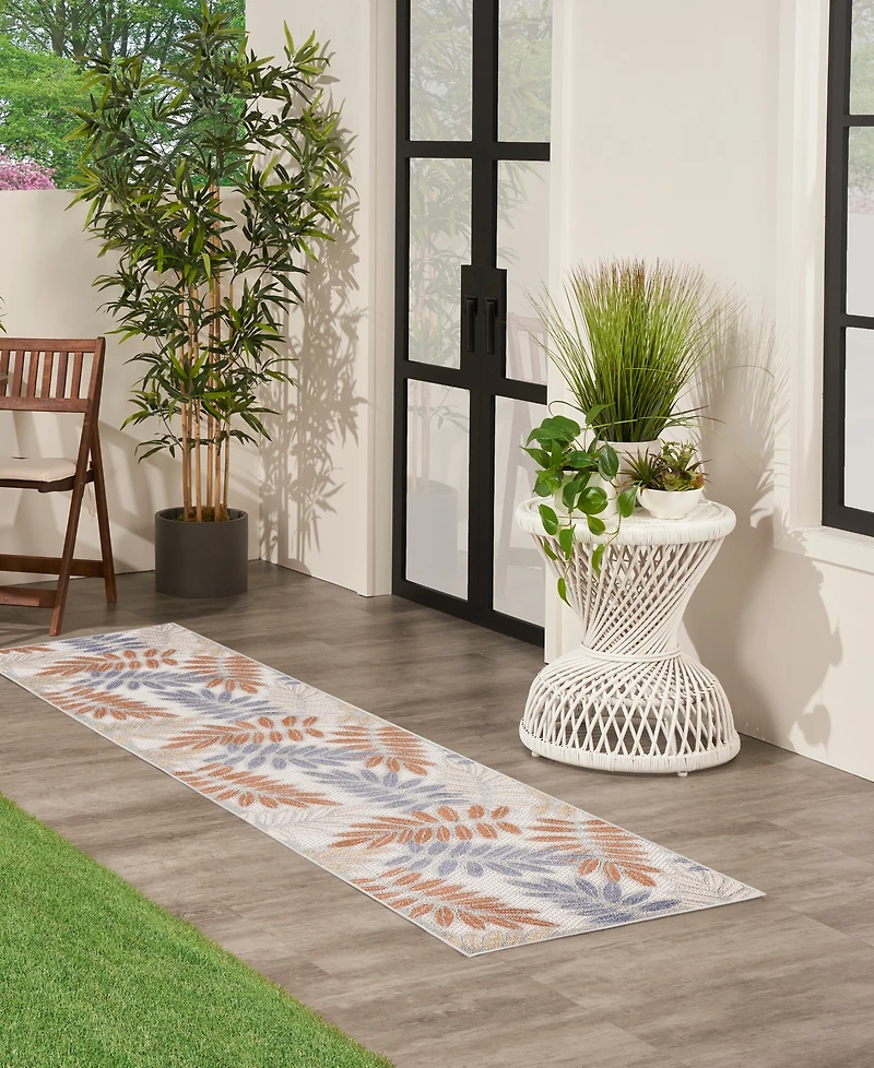 Nourison Home Aloha ALH18 2'3"x8' Runner Area Rug