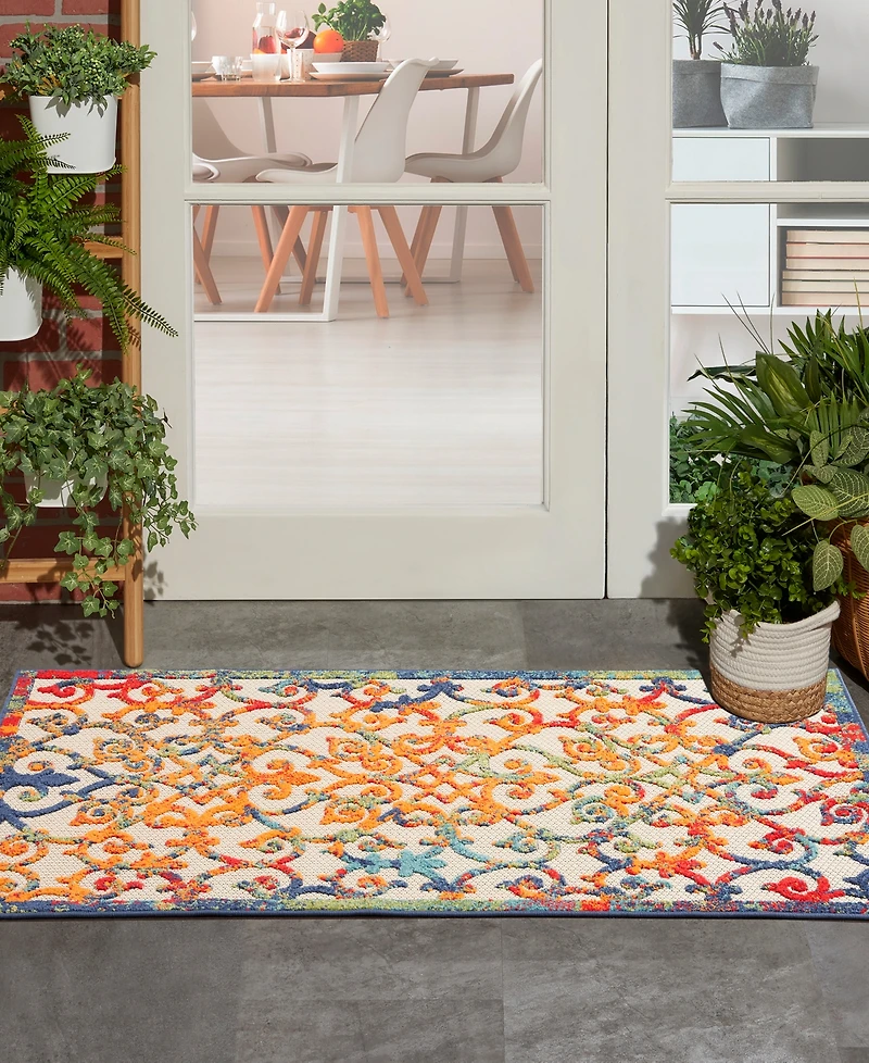 Nourison Home Aloha ALH21 3' x 5' Outdoor Area Rug