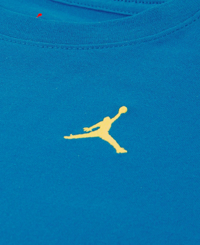Jordan Boys 2T-7 Jumpman Air Embroidered Short Sleeve T-Shirt