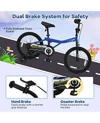Mecale 12-Inch Kids Bike with Removable Training Wheels-Brave Hero