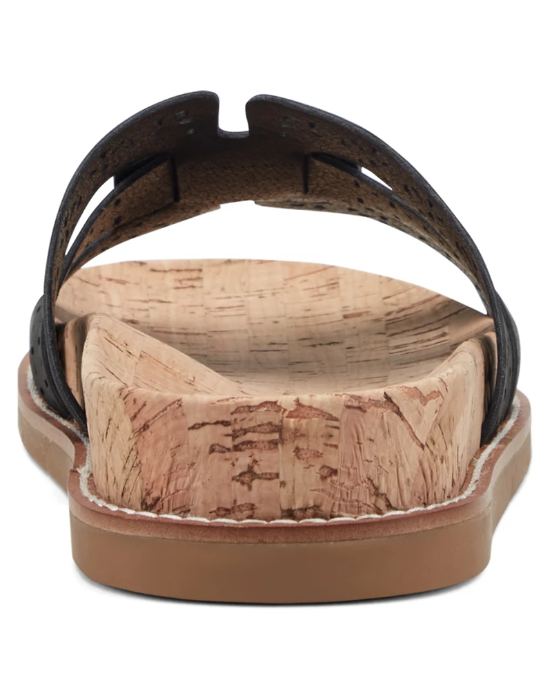 Earth Women's Fairren Flat Slip-On Footbed Sandals