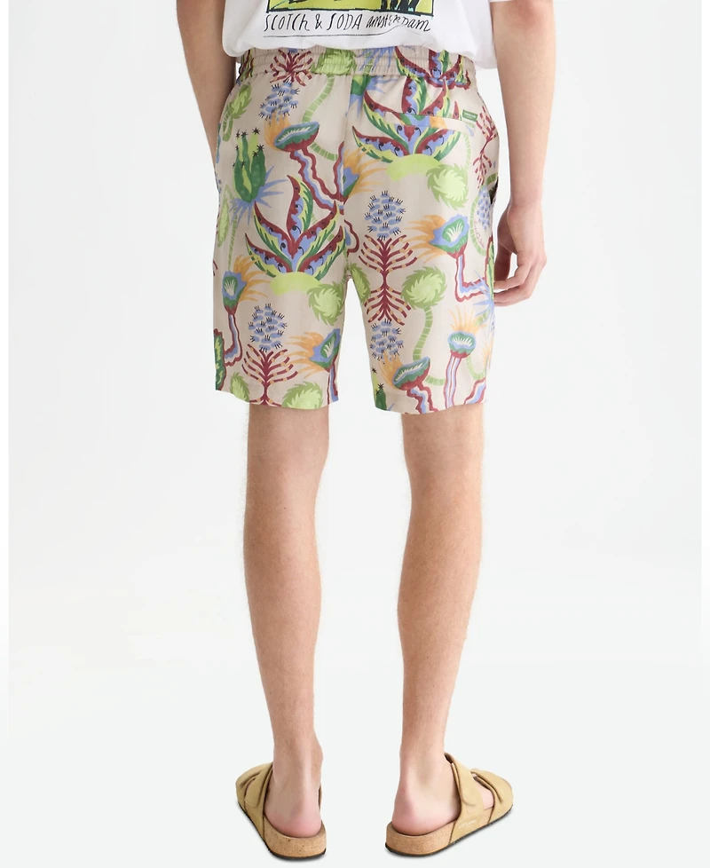 Scotch & Soda Men's Printed Regular-Fit Bermuda Shorts