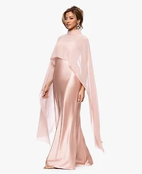 Xscape Women's Overlay Maxi Dress