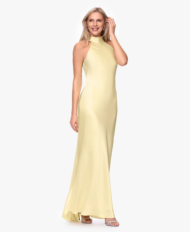 Xscape Women's Halter Long Dress | MainPlace Mall Xscape Women's Halter Long Dress | MainPlace Mall