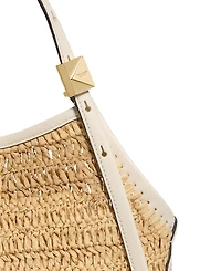 kate spade new york Deco Straw Medium Tulip Tote Bag