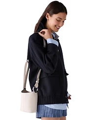 kate spade new york Halo Mini Smooth Leather Bucket Bag
