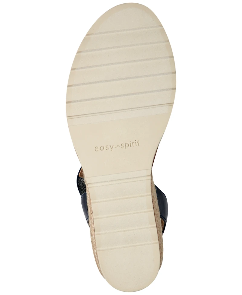 Easy Spirit Women's Sabina Strappy Low Wedge Sandals
