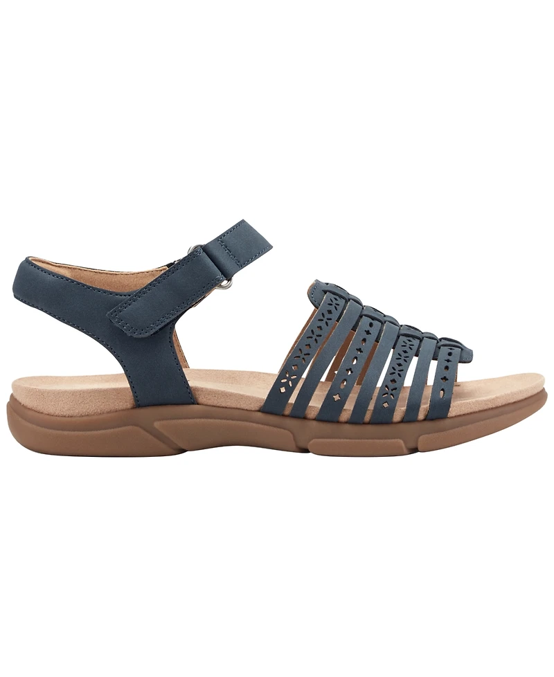 Easy Spirit Women's Mandie Strappy Flat Sandals