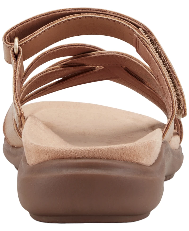 Easy Spirit Women's Waylin Strappy Flat Slip-On Sandals