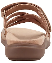 Easy Spirit Women's Waylin Strappy Flat Slip-On Sandals