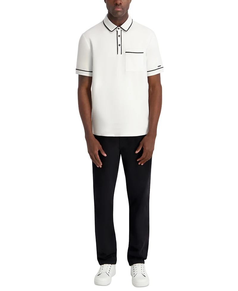 Karl Lagerfeld Paris Men's Interlock Polo Shirt