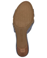 Tommy Hilfiger Women's Lanis Criss-Cross Kitten Heel Sandals