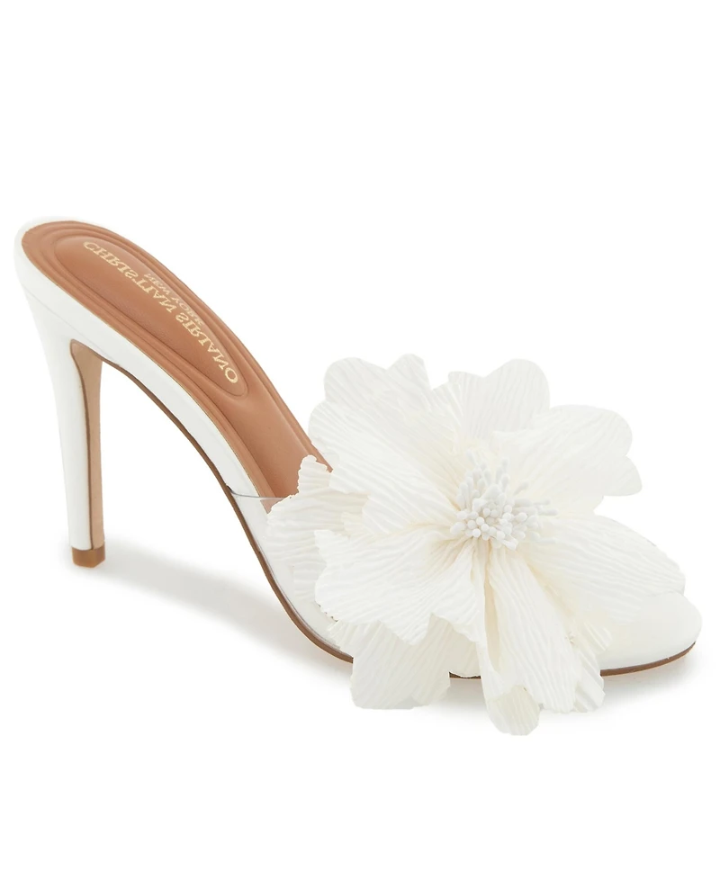 Christian Siriano Women's Joxa Flower Heeled Sandal