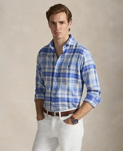 Polo Ralph Lauren Men's Classic-Fit Plaid Pattern Shirt