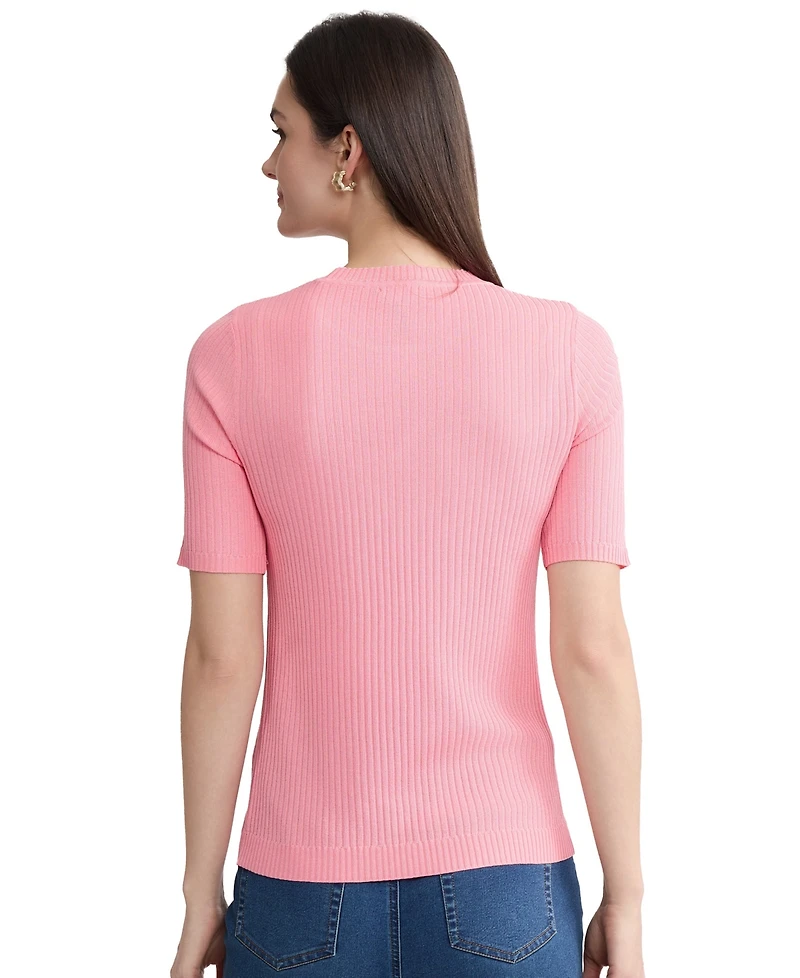 Jones New York Women's Sutton Crew Neck Top