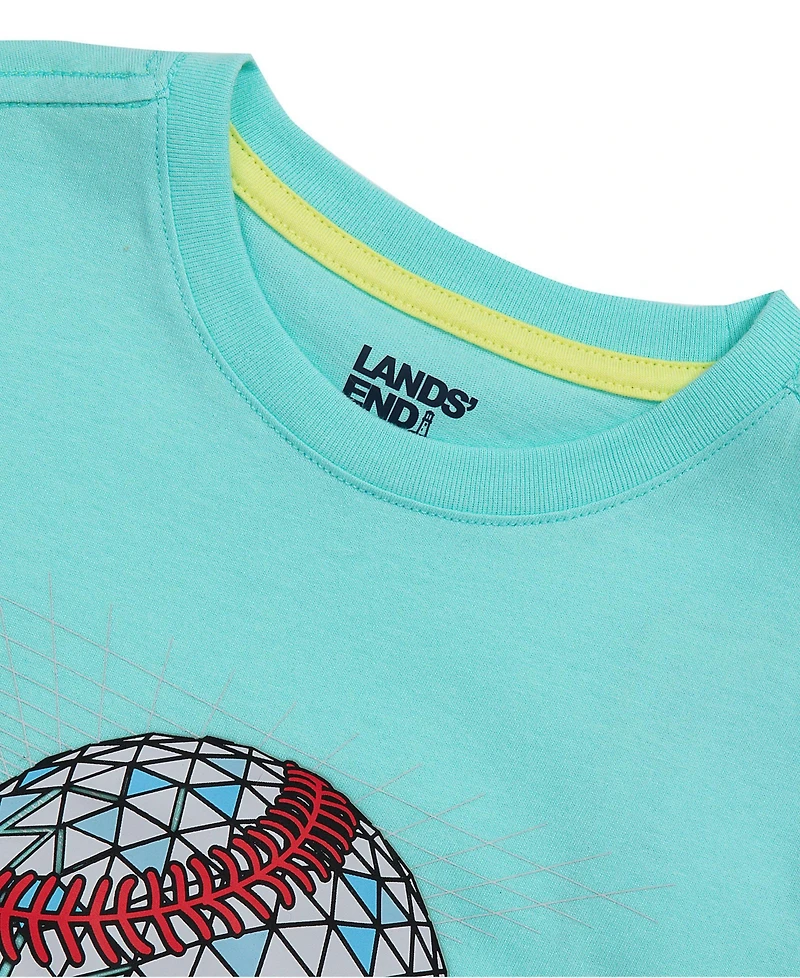 Lands' End Boys Short Sleeve Graphic Tee