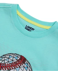 Lands' End Boys Short Sleeve Graphic Tee