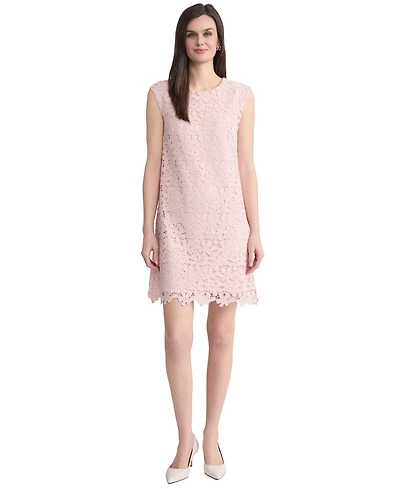 Jones New York Women's Crew Neck Mini Dress