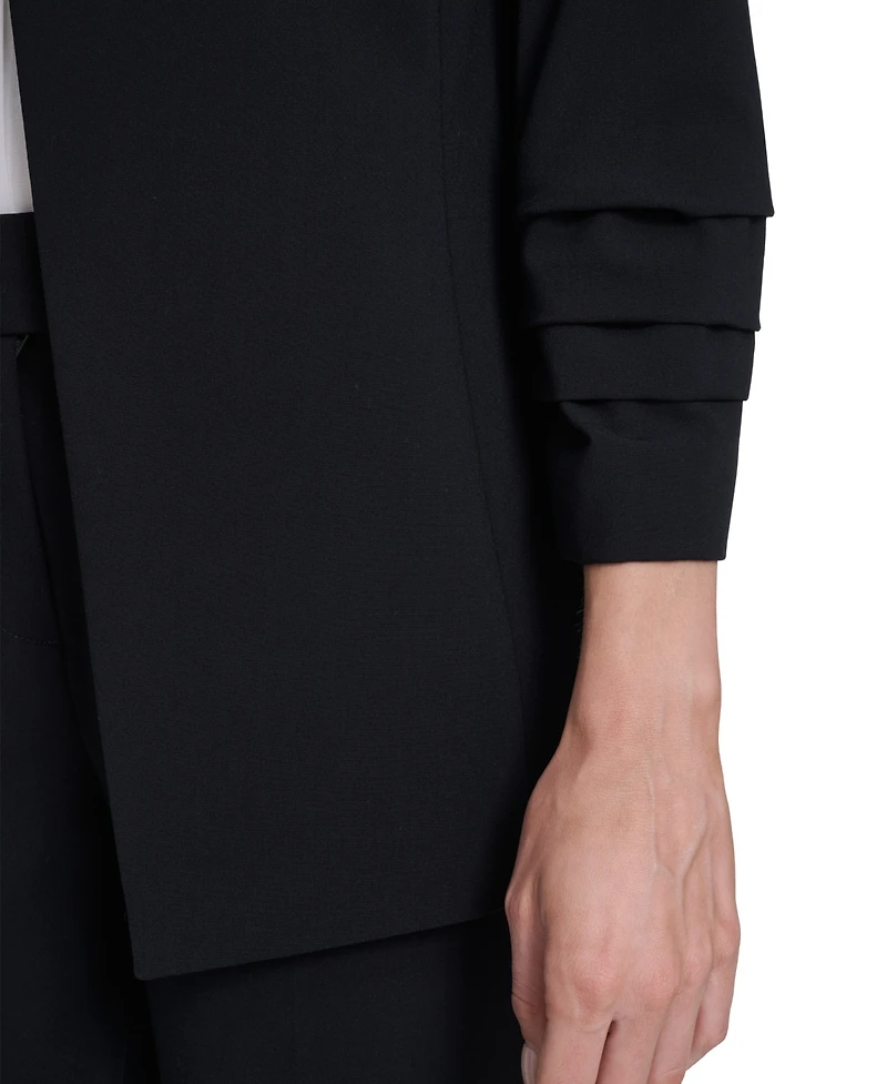 Calvin Klein Women's Open-Front Collarless Jacket