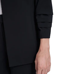 Calvin Klein Women's Open-Front Collarless Jacket