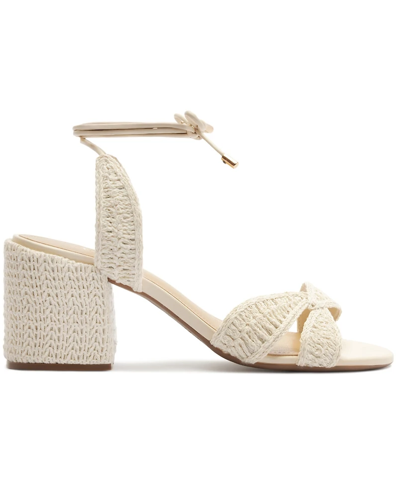 Arezzo Women's Andy Mid Block Sandals