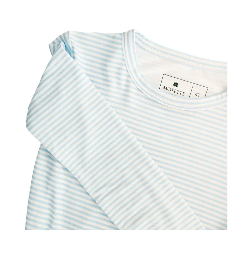 Motette Toddler Boys Seaside Stripe Pajama Set