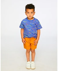 Deux par Deux Toddler Boys Parachute Shorts with Patch Pockets