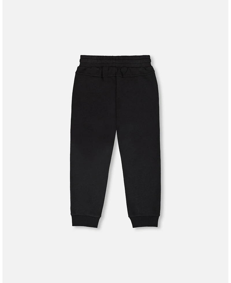 Deux par Toddler Boys French Terry Sweatpants with Cross Seams
