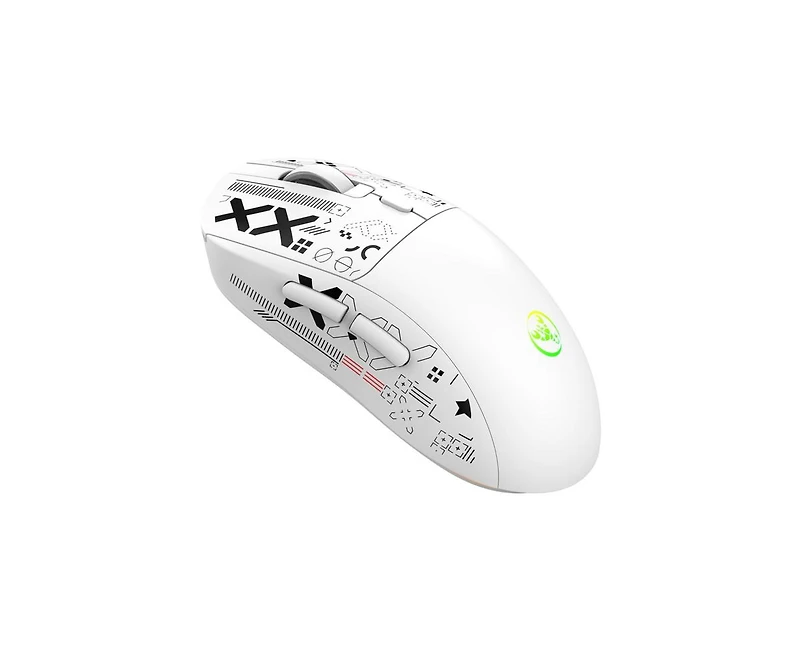 Risokeys Tri Mode Wireless Gaming Mouse with Magnetic Rgb Charging Dock for Gamers