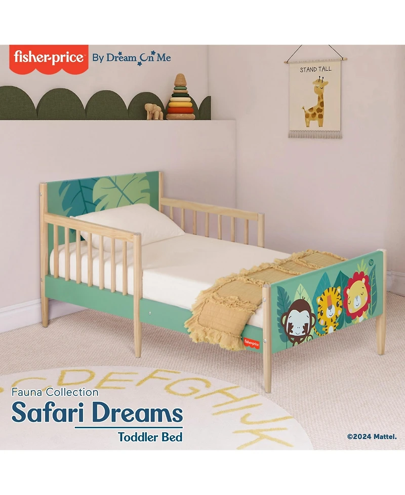 Dream On Me Fisher Price Animal Kingdom Toddler Bed
