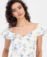 Guess Women's Off-The-Shoulder Teodolinda Top