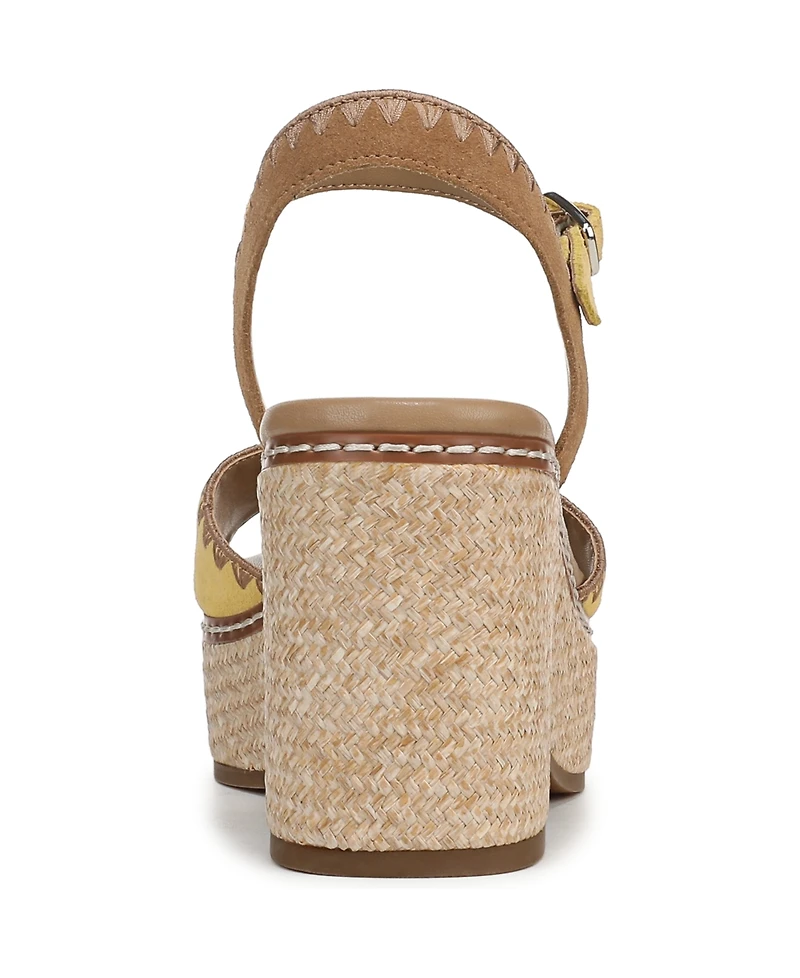 Naturalizer Women's Della Strappy Wedge Heel Sandals