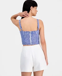 Guess Women's Tecla Cotton Bustier Top
