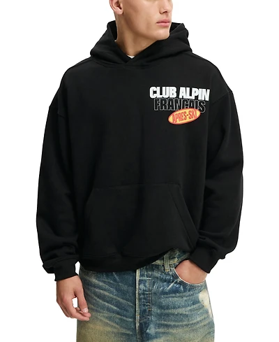 Cotton On Men's Fleece Long-Sleeve Hooded Sweatshirt
