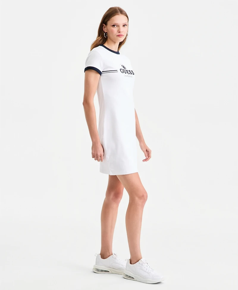 Guess Women's Mila Short-Sleeve Mini Dress