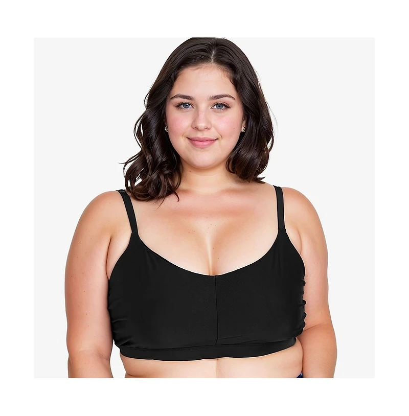 Calypsa Plus Adjustable Strap Clasp Swim Bra