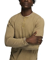 Lucky Brand Men's Crewneck Pull-On Henley Shirt