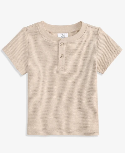 First Impressions Baby Boys' (0-24) Mix & Match Waffled Henley T-Shirt, Macy's Exclusive